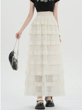 Fusta midi dama D808