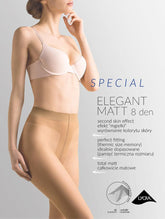 Dresuri subtiri Elegant Matt 8 den Gabriella 627 NERO - Lusha.ro