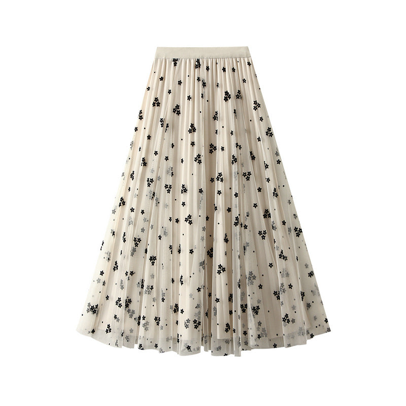 Fusta midi dama D8630