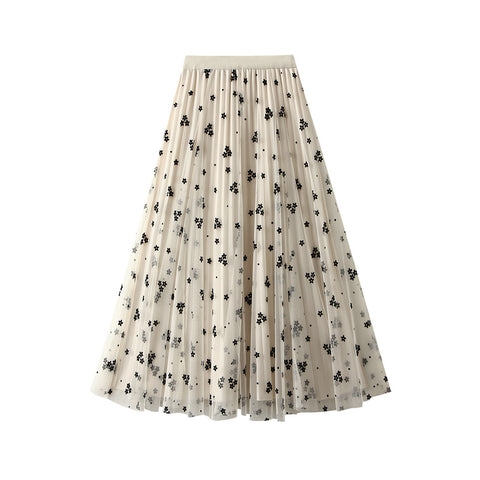 Fusta midi dama D8630