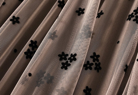 Fusta midi dama D8630