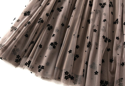 Fusta midi dama D8630