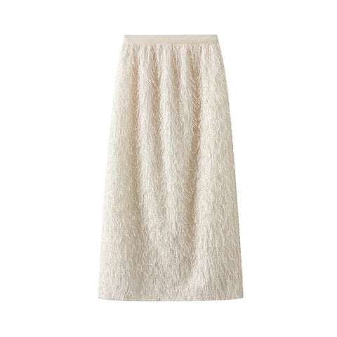Fusta midi dama 8511