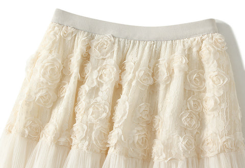Fusta midi dama 2165