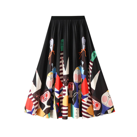 Fusta midi dama 2125-4