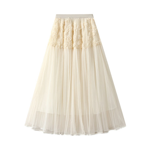 Fusta midi dama 2165