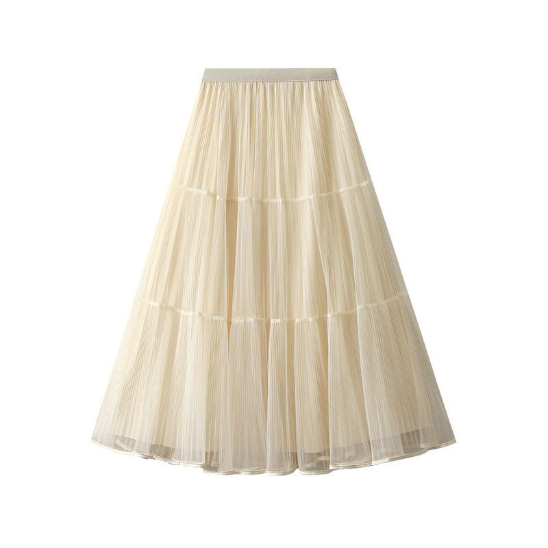 Fusta midi dama D2302