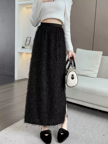 Fusta midi dama 8511