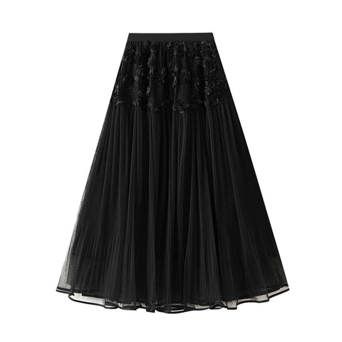 Fusta midi dama 2165