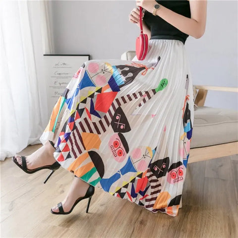 Fusta midi dama 2125-4