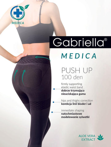 Dresuri Push Up 100 den Gabriella 171 NERO - Lusha.ro