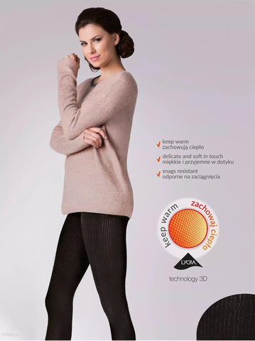 Dresuri Warm up! Fashion 200 den Gabriella 412 NERO - Lusha.ro