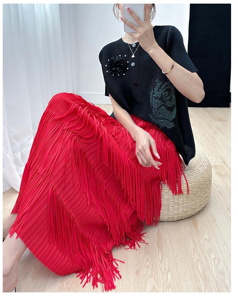 Fusta midi dama 0666 - Lusha.ro