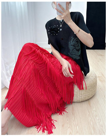 Fusta midi dama 0666 - Lusha.ro