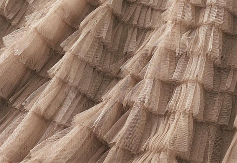 Fusta cu volane din tulle 1009 - Lusha.ro