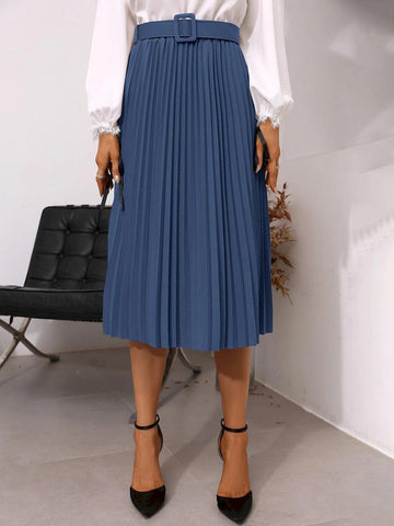 fusta midi plisata dama 7616 Maro - Lusha.ro