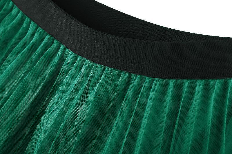 Fusta midi cu perle aplicate 8610 - Lusha.ro