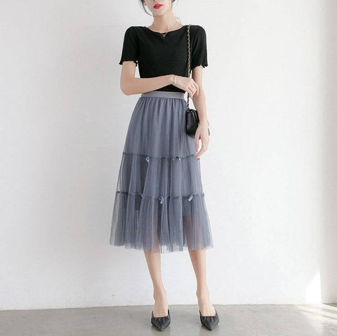 Fusta midi dama 8958 - Lusha.ro