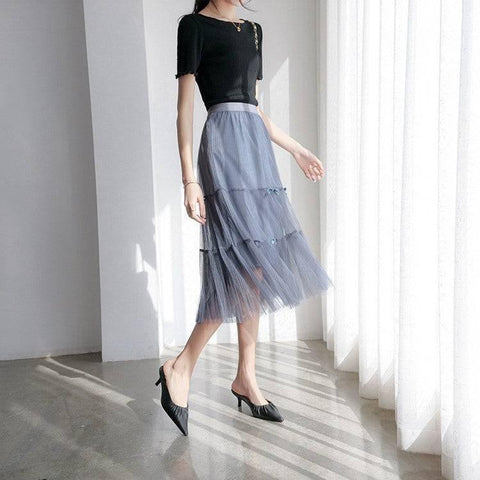 Fusta midi dama 8958 - Lusha.ro
