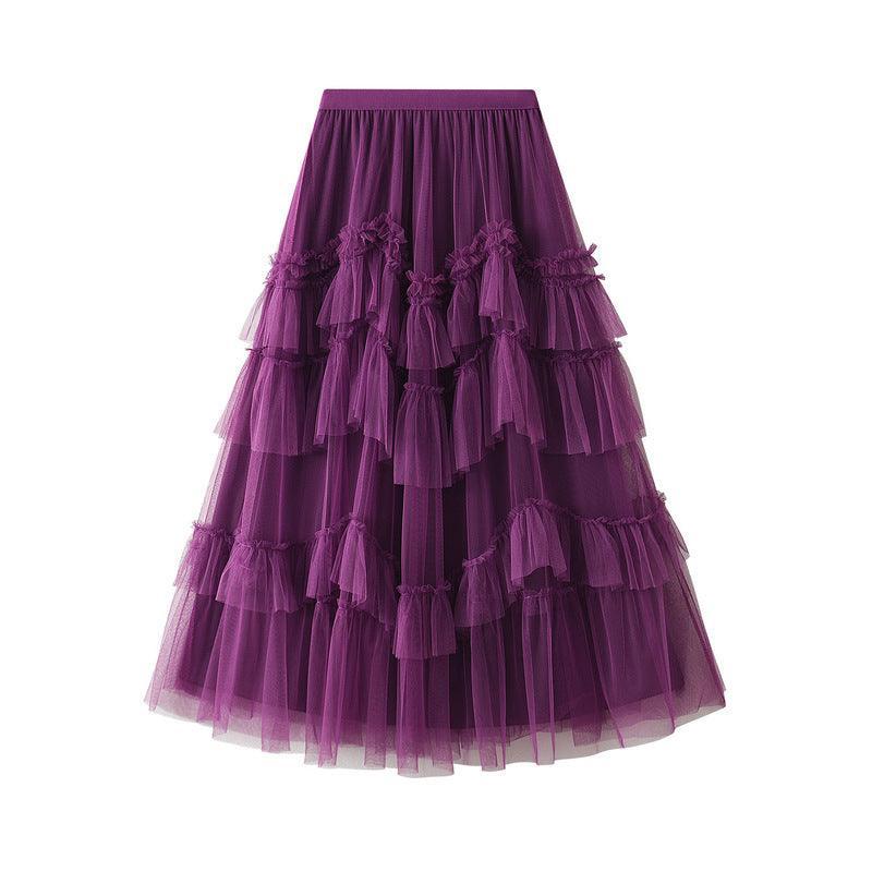 Fusta midi dama D1865 - Lusha.ro