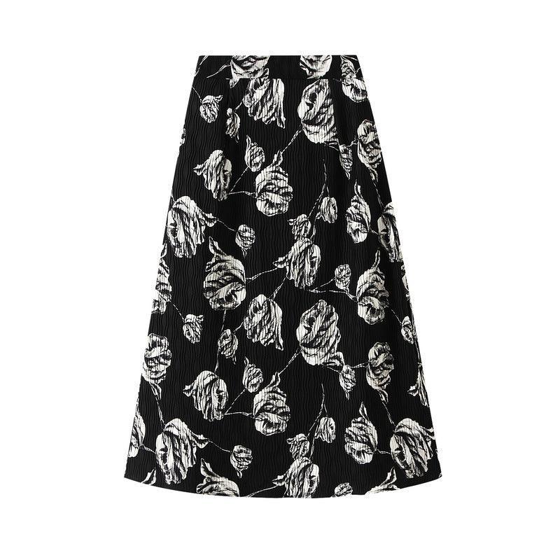 Fusta midi dama D6615 - Lusha.ro