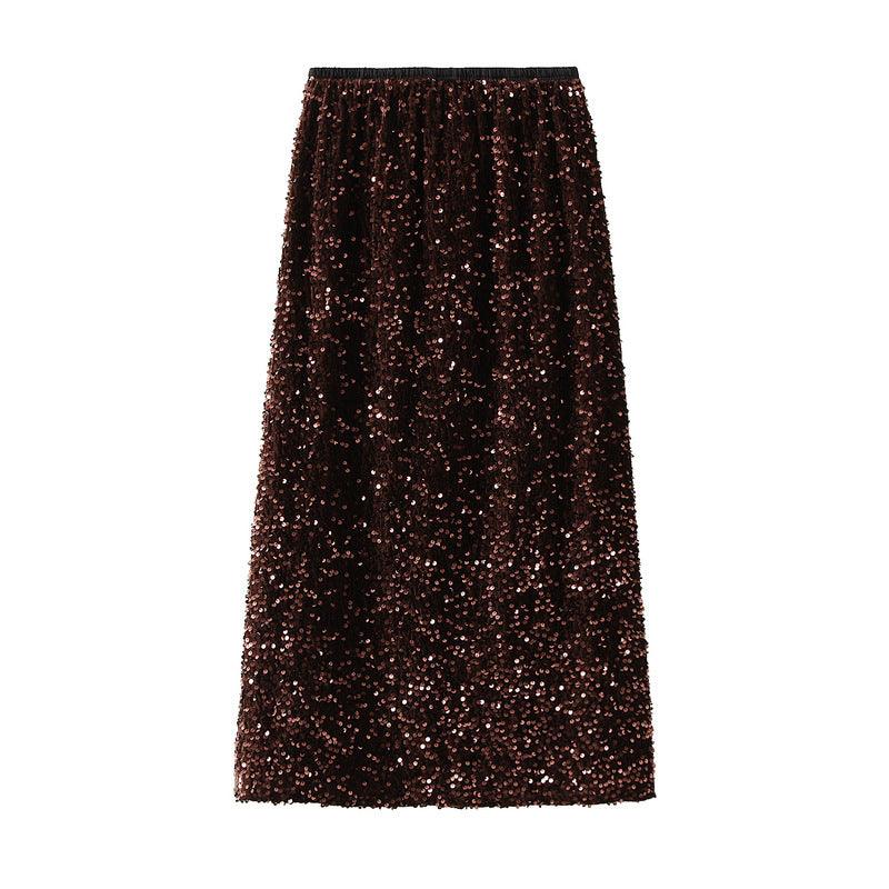 Fusta midi dama D8035 - Lusha.ro