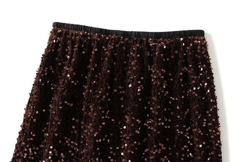 Fusta midi dama D8035 - Lusha.ro