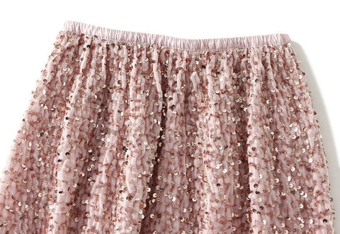 Fusta midi dama D8035 - Lusha.ro