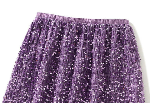 Fusta midi dama D8035 - Lusha.ro