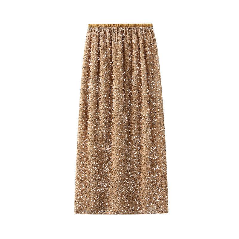 Fusta midi dama D8035 - Lusha.ro